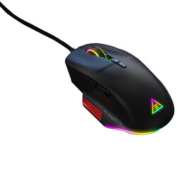 Eksa EM600 Kablolu 12 Modlu RGB Işıklı Oyuncu Mouse 12000 DPI Siyah