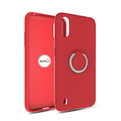 Galaxy A01 Case Zore Plex Cover Red