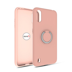 Galaxy A01 Case Zore Plex Cover Light Pink
