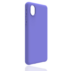 Galaxy A01 Core Case Zore Biye Silicon Purple