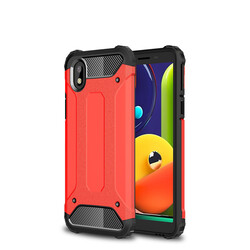 Galaxy A01 Core Case Zore Crash Silicon Cover Red