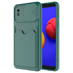 Galaxy A01 Core Case ​Zore Kartix Cover Dark Green