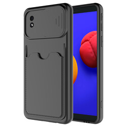 Galaxy A01 Core Case ​Zore Kartix Cover Black