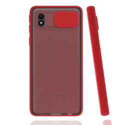 Galaxy A01 Core Case Zore Lensi Cover Red