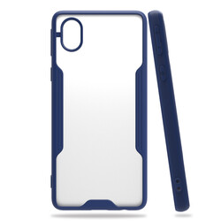 Galaxy A01 Core Case Zore Parfe Cover Navy blue