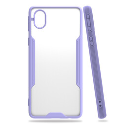 Galaxy A01 Core Case Zore Parfe Cover Purple