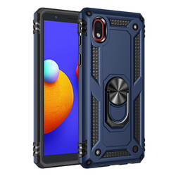 Galaxy A01 Core Case Zore Vega Cover Blue