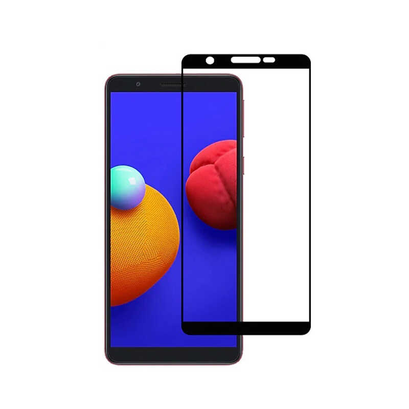 Galaxy A01 Core Zore Kenarları Kırılmaya Dayanıklı Cam Ekran Koruyucu - 6