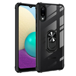 Galaxy A02 Case Zore Mola Cover Black