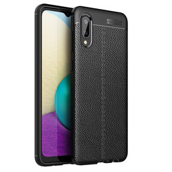 Galaxy A02 Case Zore Niss Silicon Cover Black