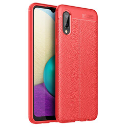 Galaxy A02 Case Zore Niss Silicon Cover Red