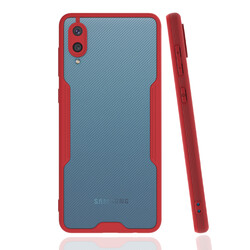Galaxy A02 Case Zore Parfe Cover Red