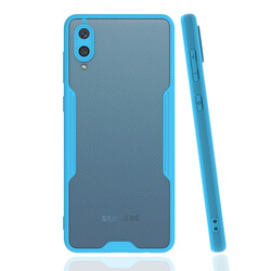 Galaxy A02 Case Zore Parfe Cover Blue