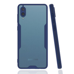 Galaxy A02 Case Zore Parfe Cover Navy blue
