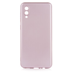 Galaxy A02 Case Zore Premier Silicon Cover Rose Gold