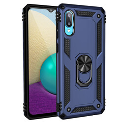 Galaxy A02 Case Zore Vega Cover Blue