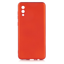 Galaxy A02 Kılıf Zore Premier Silikon Kapak Kırmızı