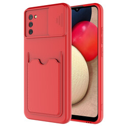 Galaxy A02S Case ​Zore Kartix Cover Red