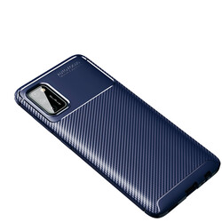 Galaxy A02S Case Zore Negro Silicon Cover Navy blue