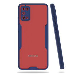Galaxy A02S Case Zore Parfe Cover Navy blue