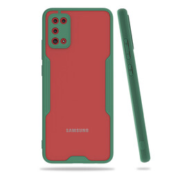 Galaxy A02S Case Zore Parfe Cover Dark Green