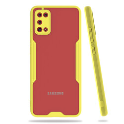 Galaxy A02S Case Zore Parfe Cover Yellow