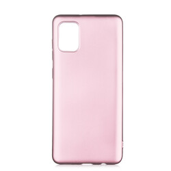 Galaxy A02S Case Zore Premier Silicon Cover Rose Gold