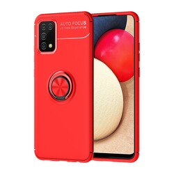 Galaxy A02S Case Zore Ravel Silicon Cover Red