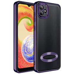 Galaxy A03 Case Camera Protected Zore Omega Cover With Logo Derin Mor