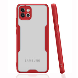 Galaxy A03 Case Zore Parfe Cover Red