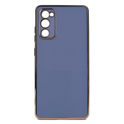 Galaxy A03S Case Zore Bark Cover Light Blue