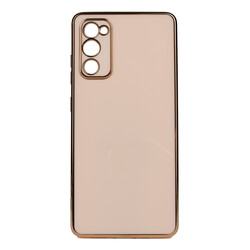Galaxy A03S Case Zore Bark Cover Rose Gold