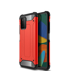 Galaxy A03S Case Zore Crash Silicon Cover Red