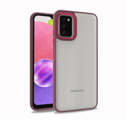 Galaxy A03S Case Zore Flora Cover Red