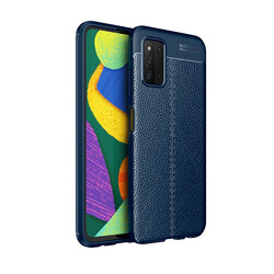 Galaxy A03S Case Zore Niss Silicon Cover Navy blue