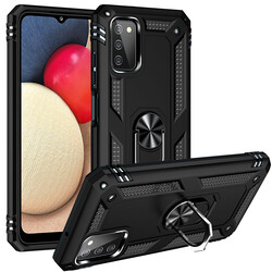 Galaxy A03S Case Zore Vega Cover Black