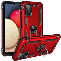 Galaxy A03S Case Zore Vega Cover Red