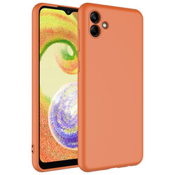 Galaxy A04 Case Zore Mara Lansman Cover Orange