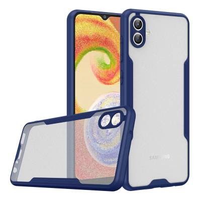 Galaxy A04 Case Zore Parfe Cover Navy blue