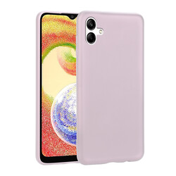 Galaxy A04 Case Zore Premier Silicon Cover Rose Gold