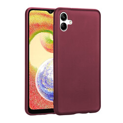 Galaxy A04 Case Zore Premier Silicon Cover Plum