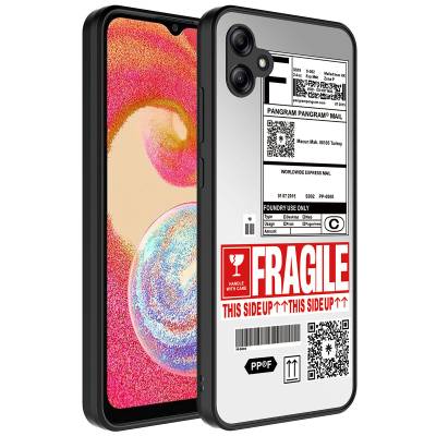 Galaxy A04E Case Mirror Patterned Camera Protected Glossy Zore Mirror Cover Fragile