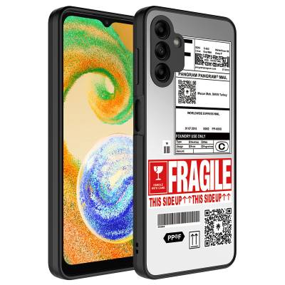 Galaxy A04S Case Mirror Patterned Camera Protected Glossy Zore Mirror Cover Fragile