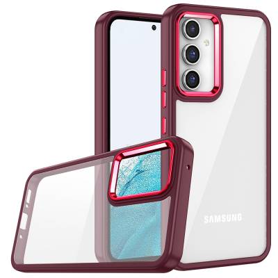 Galaxy A04S Case Zore Flora Cover Red