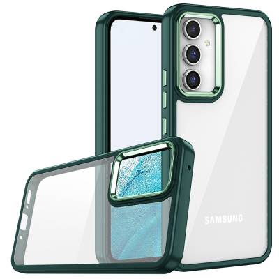 Galaxy A04S Case Zore Flora Cover Green