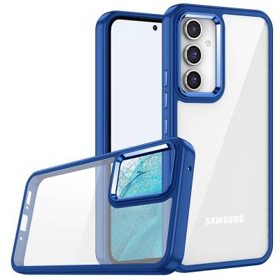 Galaxy A04S Case Zore Flora Cover Navy blue