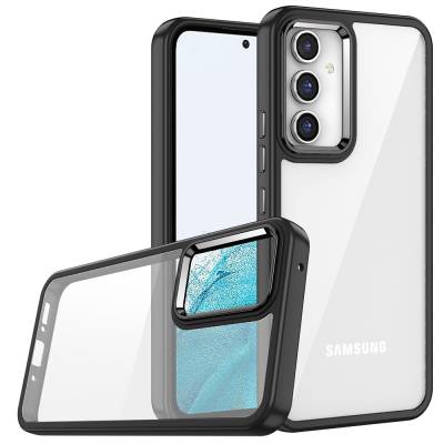 Galaxy A04S Case Zore Flora Cover Black