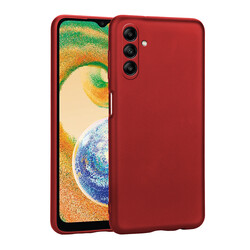 Galaxy A04S Case Zore Premier Silicon Cover Red