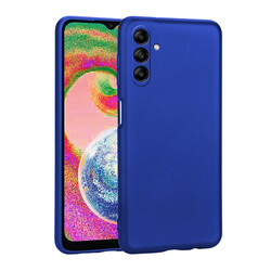 Galaxy A04S Case Zore Premier Silicon Cover Saks Blue