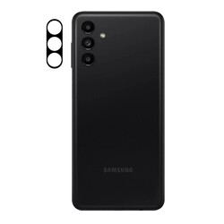 Galaxy A04S Zore 3D Kamera Camı Siyah